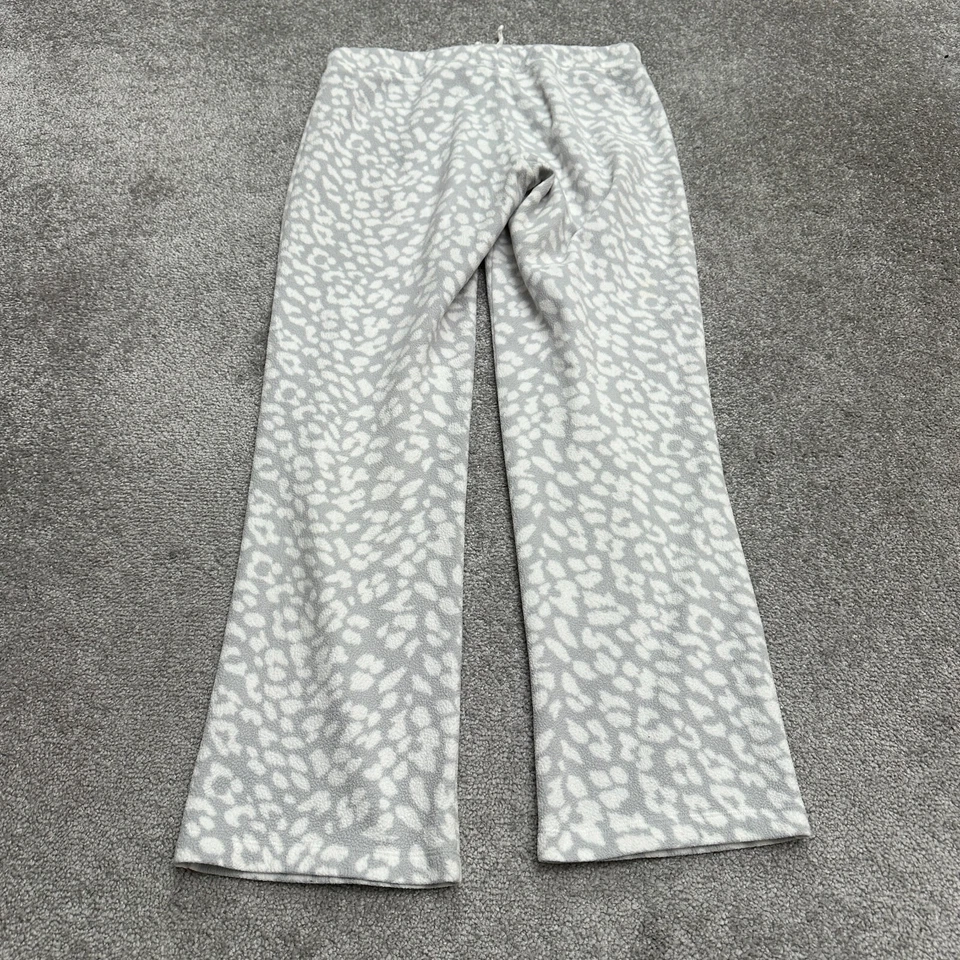 Pantalones de salón pijama Old Navy para mujer pequeños grises blancos tiro medio recto 31x29 Foto 3 de 4