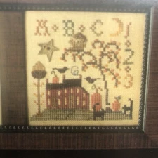 Homespun Elegance Cross Stitch Pattern Only Autumn Time 2005 Sandra Sullivan