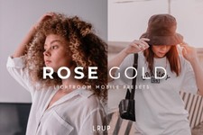 Rose Gold, 4 Premium Lightroom Mobile Presets