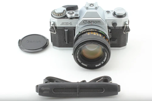 [Near MINT-] Canon AE-1 Silver SLR 35mm Film Camera FD 50mm f/1.4 S.S.C  JAPAN