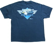 Vtg Black Hills Rally 2000 Sturgis South Dakota Eagal Annual T-Shirt XL
