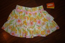 New w tags Gymboree yellow floral skirt with built in shorts size 4