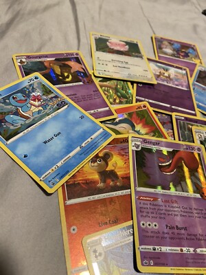 Pokemon Card Lot 100 OFFICIAL TCG Cards 20 Holo | eBay