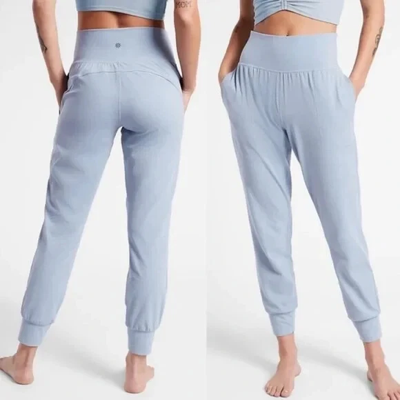 ATHLETA Salutation Jogger , Size 1X(Plus), Blue Star Pant #531288 NWT