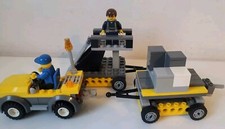 non complet Lego City Aéroport voiturette bagage avion cargo Figurine Set 7734 