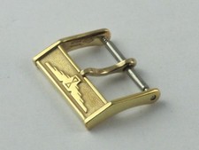 LONGINES GOLD LAMINATED BUCKLE 16mm BUCKLE LO...