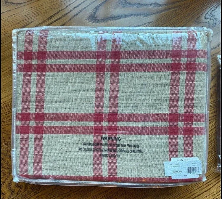 Amity Home Twin Linen Lance Duvet & Sham - Image 3 of 4