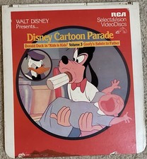 Walt Disney - CARTOON PARADE VOLUME 3 - CED RCA SelectaVision VideoDisc Untested