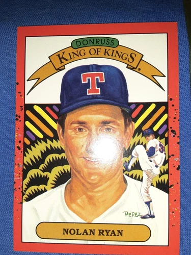 1990 Donruss Baseball Nolan Ryan King of Kings Card #665