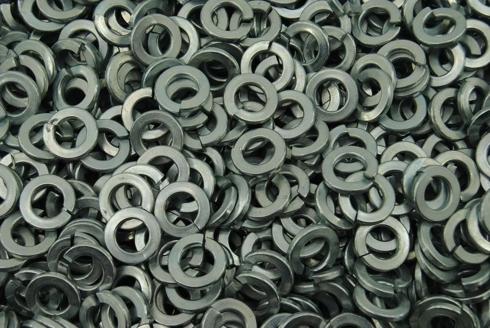 NOVA 3/8 Medium Split Lock Washers Zinc Plated **200 pcs** 100 per box