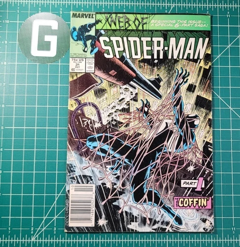 Web of Spider-Man #31 (1987) Kraven's Last Hunt Part 1 Marvel Comics Zeck VF