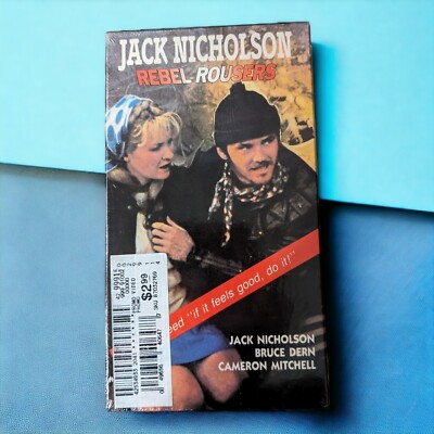Rebel Rousers Biker Exploitation VHS 1970 Cameron Mitchell Jack Nicholson NEW