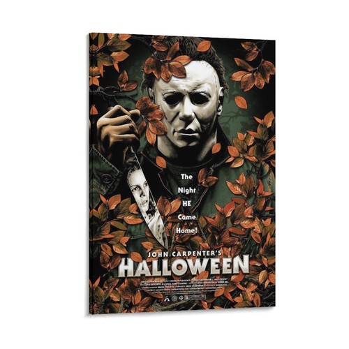 Halloween Michael Myers Horror Canvas Wall Art Poster Picture Print Decoration - Picture 2 of 10