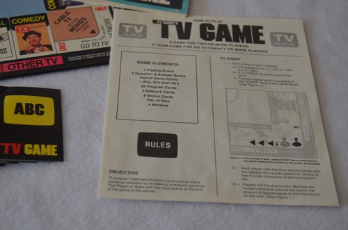 Vintage TV Guide TV Board Game No.048 Trivia Inc. Complete - Picture 4 of 9