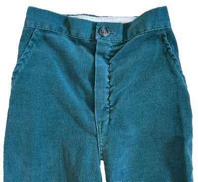 パンツ 90s Blue Green Corduroy Buggy Pants vintage lee blue corduroy pants – Birdie Lou