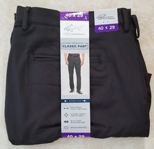 Greg Norman Men  s Performance Classic Dress Pant-40X29-