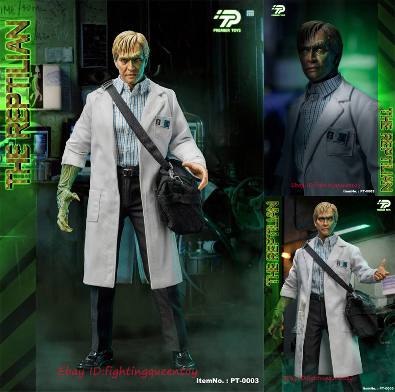 Premier Toys PT0003B The Reptilian The Lizard Dr. Connors 1/6