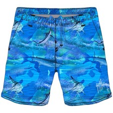 Guy Harvey Lined Bathing Suit Fish Swim Trunks..Pick Size. Royal MCAM