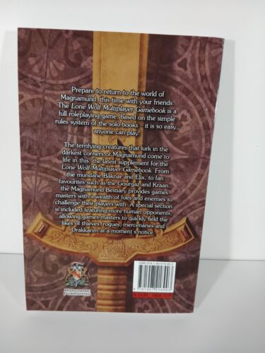 Lone Wolf Multi-Player Gamebook #5: Magnamund Bestiary RPG Joe Dever Mongoose - Picture 3 of 3