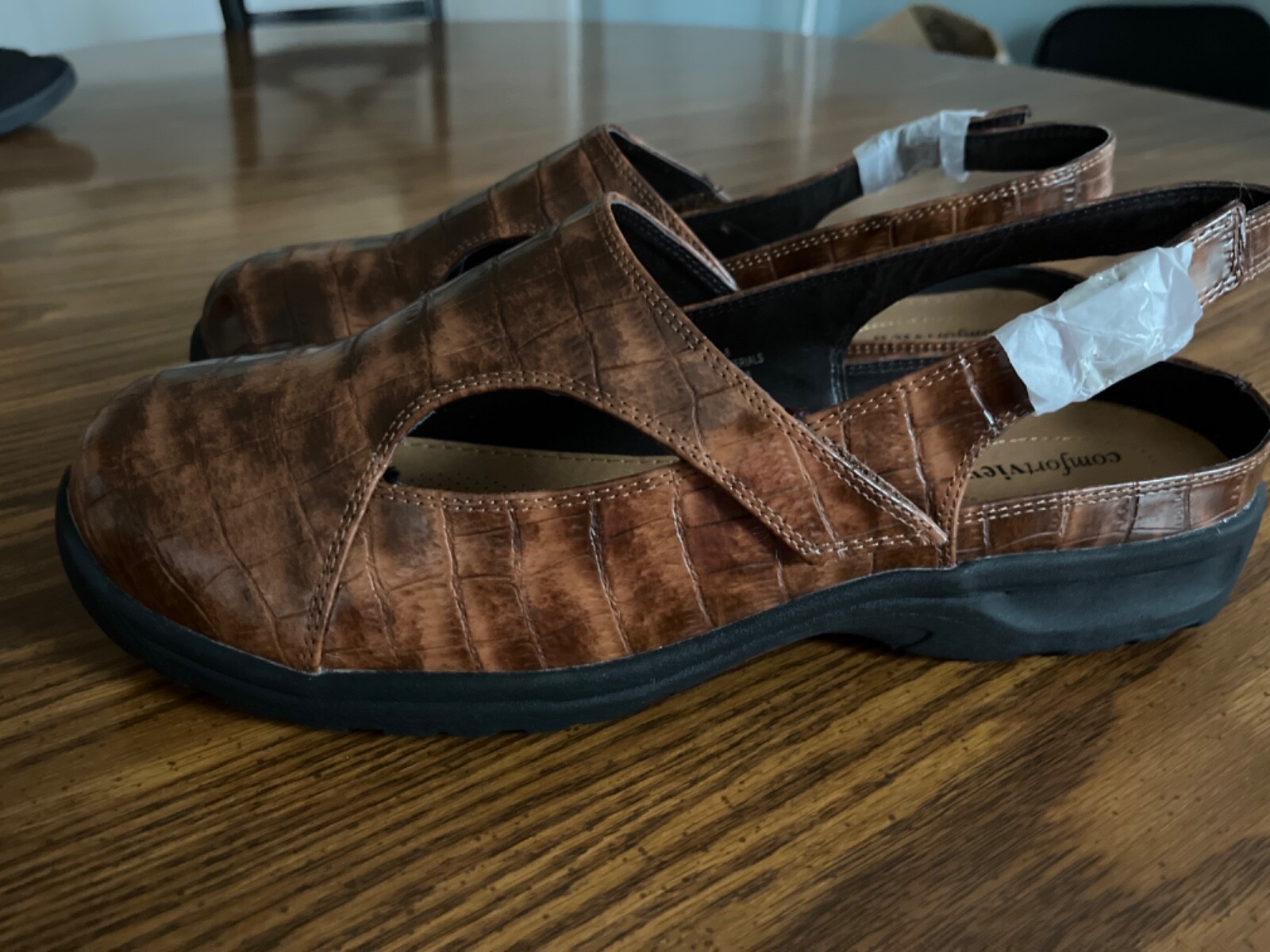 Comfortview Shoes Womens 12WW Clog sandals w/ buckle strap NEW eBay