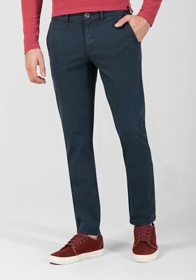 Timezone Herren Chino Hose Regular Spencer Tz 3248 washed navy
