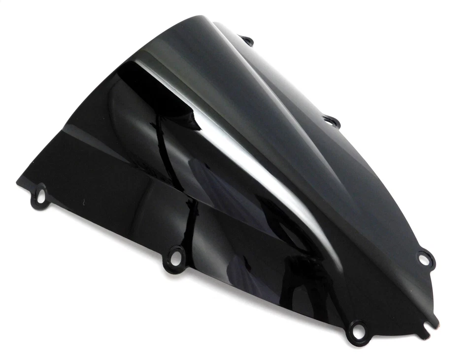 Parabrisas ABS negro doble burbuja para Yamaha YZF R1 1998-1999 Foto 2 de 4