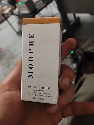 Morphe 2 Hint Hint Skin Tint Sheer to Medium Foundation, Hint of CARAMEL, 1 floz