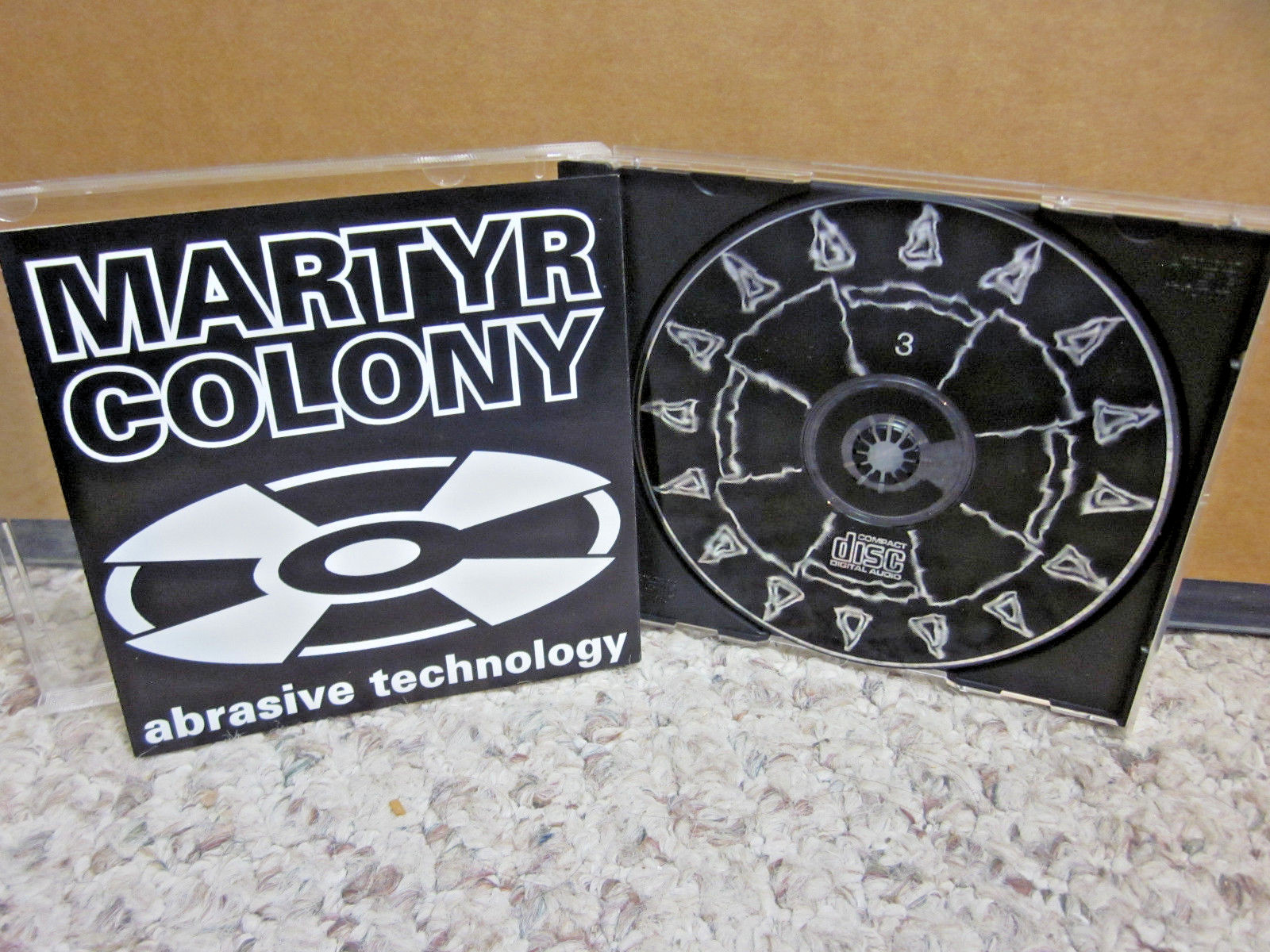 MARTYR COLONY industrial Abrasive Technology rare CD Columbus darkwave