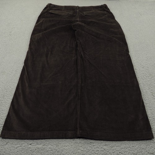 Baggy Pants Women 40x32 Y2K Corduroy Brown Skater Grunge Utility Wide Pipe sz 33 - Picture 2 of 17