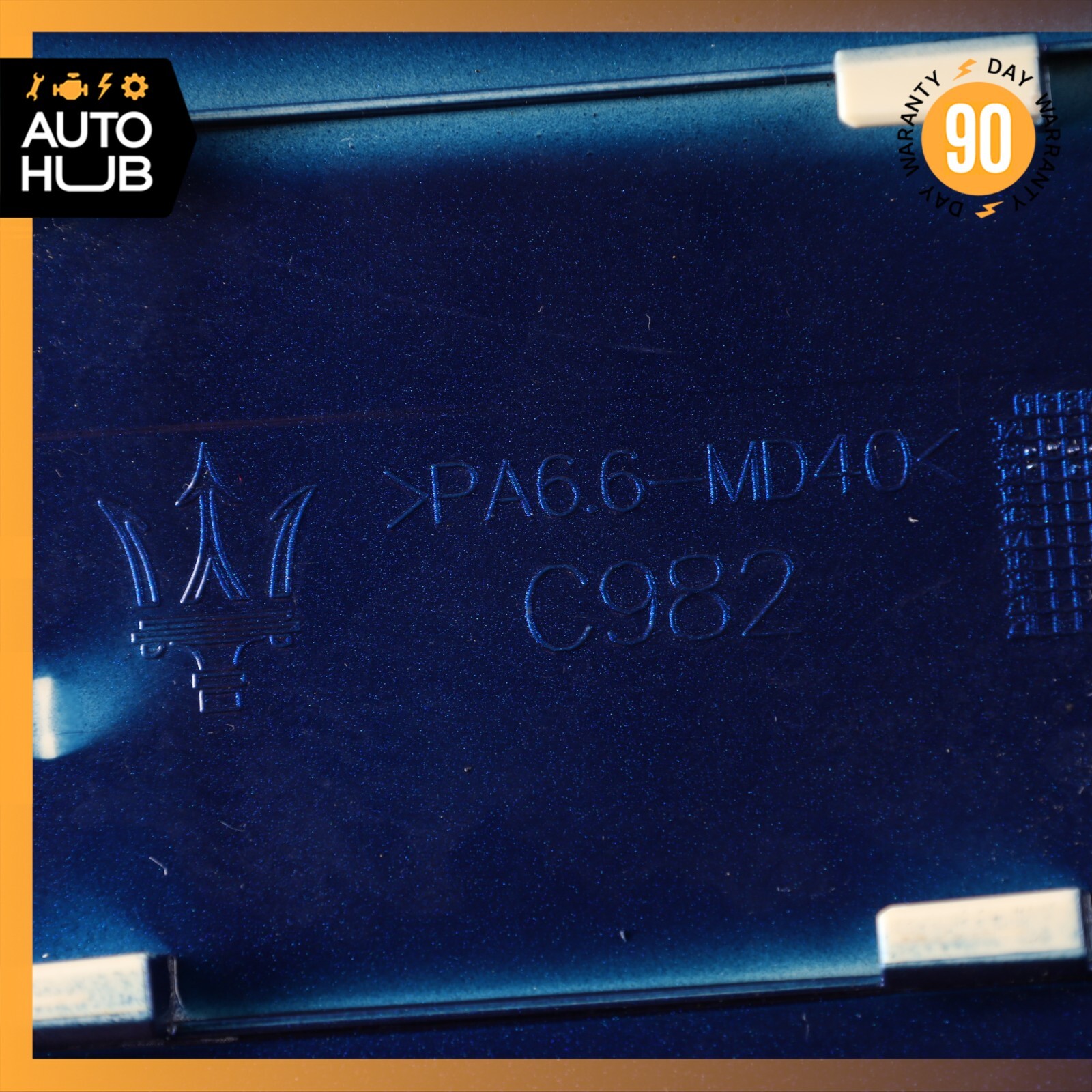14-22 Maserati Ghibli M157 Fuel Gas Tank Lid Door Cover Blue OEM