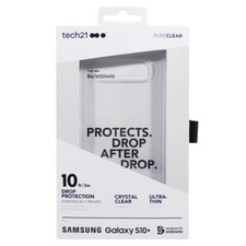 Tech21 Pure Series Rugged Slim Case For Samsung Galaxy S10 Plus - Clear