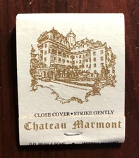 Chateau Marmont  Matchbook Early 80s