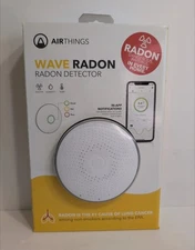 Airthings Wave Radon Battery Operated Smart Radon Detector 2951 - Brand New