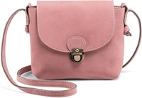 UmhäNgetasche Damen Vegan Leder Klein Mit Sicher Schloss Crossbody Bag MäDchen