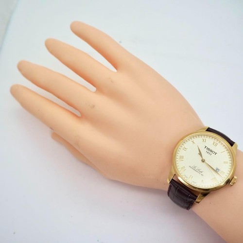Selten Tissot Powermatic 80 Automatisch Le Locle Datum Herren Uhr mit Box - Bild 11 von 12