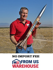 Apogee Quick Draw Skill Level 4 Model Rocket Kit &ndash; Interchangeable Motor Mount