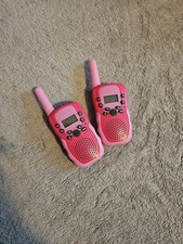 Pink Kids Walkie Talkie 2 Set Small Handheld Toy