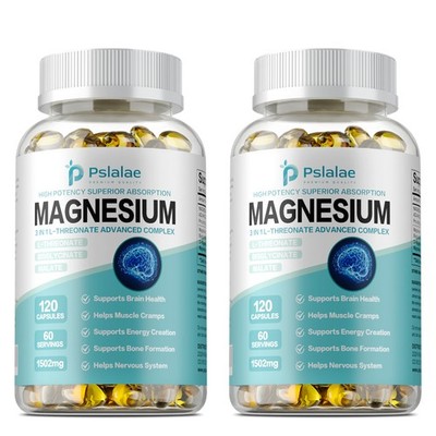 Magnesium 240pcs - L-Threonate, Bisglycinate,Malate -Brain Health,Memory & Focus