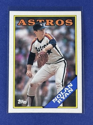 1988 Topps ~ Nolan Ryan ~ 250 ~ Astros