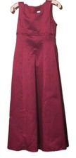 David's Bridal Michelangelo Apple Slvless Polyester Jr Bridesmaid Dress 12 JB200