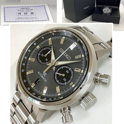 Used SEIKO Prospex speed timer SBEC009 mechanical Wrist watch Gray