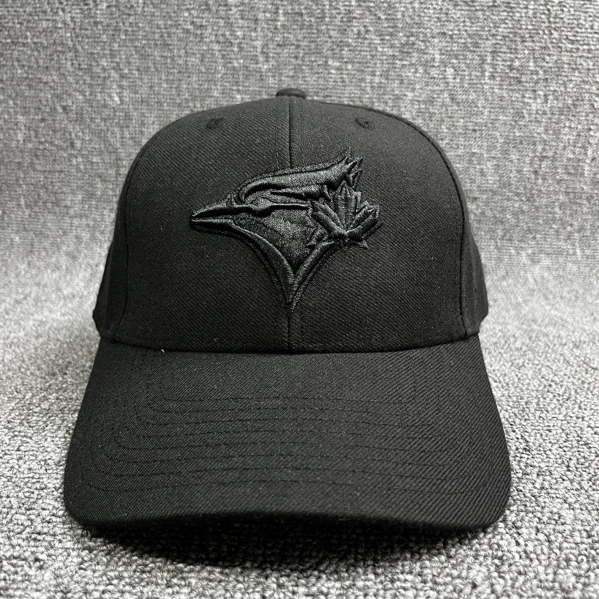 New '47 Toronto Blue Jays Black on Black Adjustable Baseball Cap Hat
