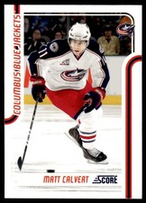 2011 Score Glossy Hockey Matt Calvert 144 Columbus Blue Jackets