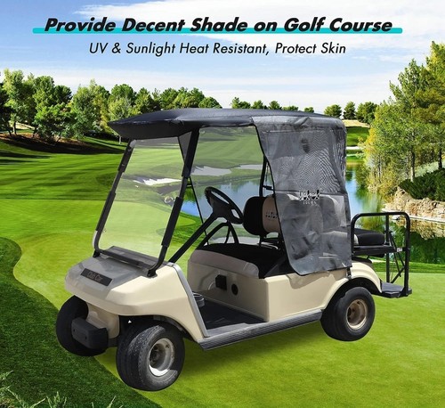 10L0L Golf Cart Sun Shade Cover for Club Car DS Precedent and EZGO TXT RXV,...  - Picture 2 of 5