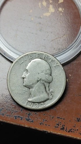 1932 D Washington Silver Quarter Dollar 25C VG/Fine  Key Date               W825