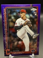 2025 Topps Chrome Update DOUG NIKHAZY (#USC119) Purple Rookie /250