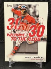 2023 Topps Series 1 - Welcome to the Club Ronald Acuña Jr. #WC-1