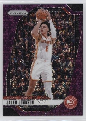 2024-25 Panini Prizm Fast Break Purple Prizm 32/75 Jalen Johnson #120 1t4l