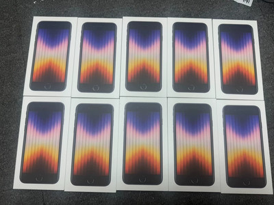  BRAND NEW SEALED BOX! Apple iPhone SE 2022 5G 3rd Gen UNLOCKED 64-128-256GB