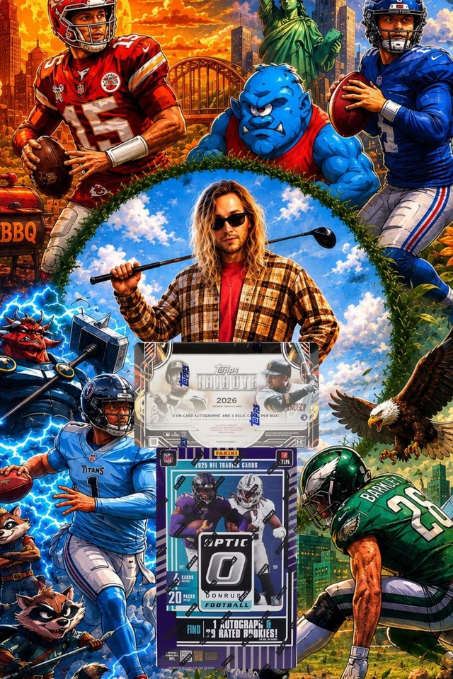 2025 OPTIC NFL & TRIBUTE MLB HOBBY! EXCALIBUR! VALHALLA & MORE!